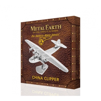 Metal Earth Luxusní ocelová stavebnice Pan Am China Clipper Box Ve