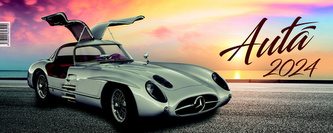 Autá 2024 - stolový kalendár