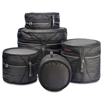 Sada pouzder na bubny Stagg, 5ks, nylonové, černé