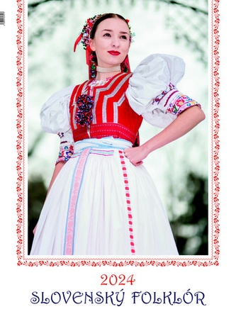 Slovenský folklór 2024 - nástenný kalendár