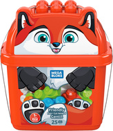 Mega Bloks kyblík s kostkami - Liška