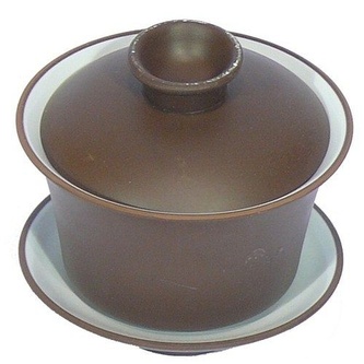 Yixing zhong - gaiwan tmavý glazura 100 ml