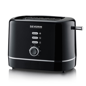 Topinkovač Severin, AT 4321, integrovaná mřížka, kapacita 2 plátky, nastavitelný stupeň opečení, 850 W