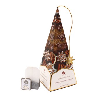 ARÔME Čaj v pyramidě, černý s pomerančem a zázvorem, Perníčky