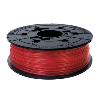 XYZ 600 gramů, Clear red PLA Filament Cartridge pro da Vinci Nano, Mini, Junior, Super, Color