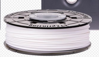 XYZ 600 gramů, White PLA Tough Filament Cartridge pro da Vinci Nano, Mini, Junior, Super, Color