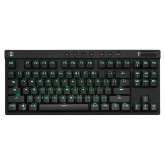 White Shark herní mechanická klávesnice KODACHI ,US layout,červený switch, černá (ESL-K1)