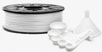 XYZ 600 gramů, White - Antibakteriální PLA filament pro da Vinci Nano, Mini, Junior, Super, Color