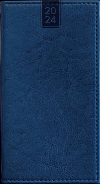 Diář 2024 NEBRASKA Blue - mini, týdenní A6