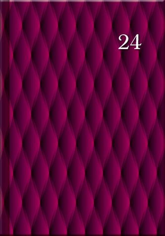 Diář 2024 PRINT Burgundy, denní A5