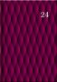 Diář 2024 PRINT Burgundy, denní A5
