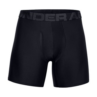 Pánske Boxerky Tech 6 in 2 pack Black - Under Armour - Velikost: M