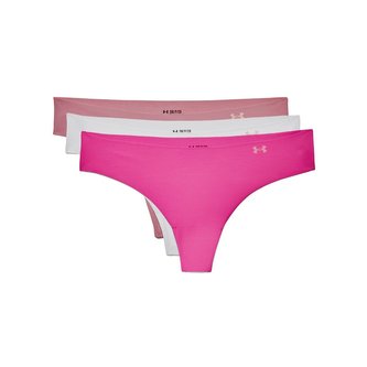 Dámske tangá PS Thong 3Pack Pink - Under Armour - Velikost: XS