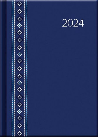 Diář 2024 Praktik ORNAMENT, denní A6