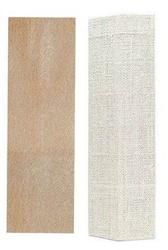 Škrabadlo na stěnu rohové 80cm béžové KAR