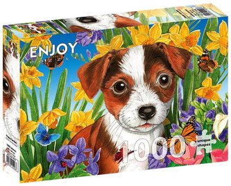 Puzzle 1000 Mały piesek