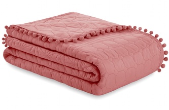 Přehoz na pohovku - postel MEADOW růžová 200x220 cm Mybesthome
