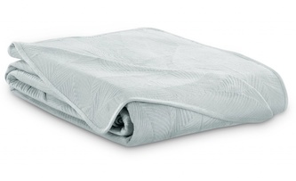 Přehoz na pohovku - postel SASHA světle šedá 200x220 cm Mybesthome