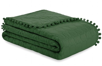 Přehoz na pohovku - postel MEADOW zelená 200x220 cm Mybesthome