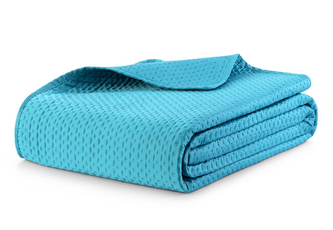 Přehoz na pohovku - postel CARMA modrá 200x220 cm Mybesthome