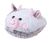 Cozy Noxxiez hřejivý plyšový pantofel - Kráva