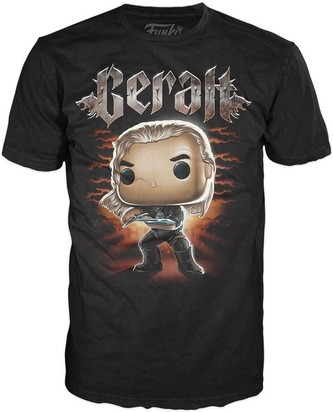 Funko Boxed Tee: Witcher- Geralt(EMEA)- L
