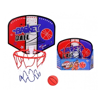 Basketbalový koš s míčem