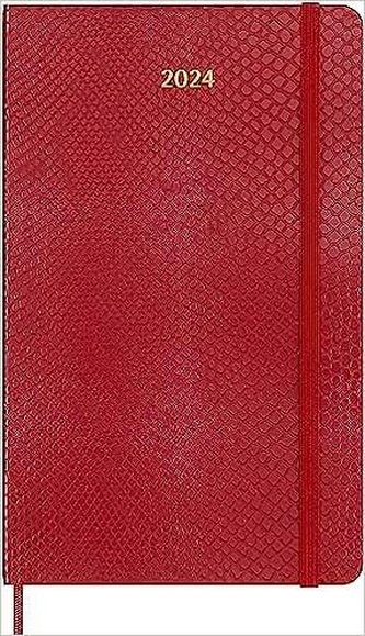 Moleskine Planovací zápisník Boa měkký červený L v dárkové krabici