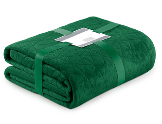 Přehoz na pohovku - postel LEILA zelená 200x220 cm Mybesthome