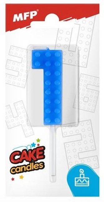 Dortová svíčka MFP blok č. 1 modrá