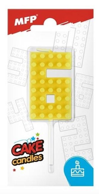 Dortová svíčka MFP blok č. 6 žlutá