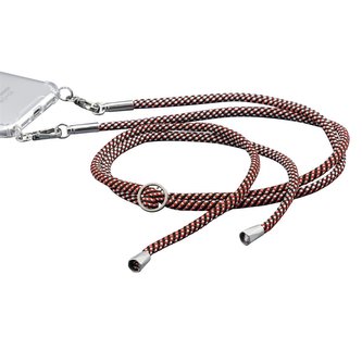 Hama šňůrka pro Cross-Body kryty/ pouzdra, textil, černá/ červená/ bílá