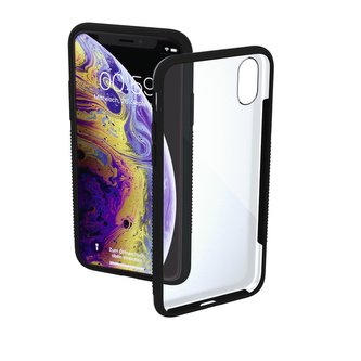 Hama Frame, kryt pro Apple iPhone X/Xs, průhledný/černý