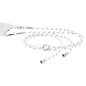 Hama šňůrka pro Cross-Body kryty/ pouzdra, textil, bílá/ černá