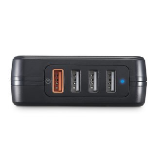 Hama rychlá síťová USB nabíječka 4x USB (1x QC), 33 W
