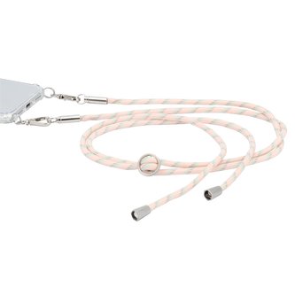 Hama šňůrka pro Cross-Body kryty/ pouzdra, textil, růžová/ mátová