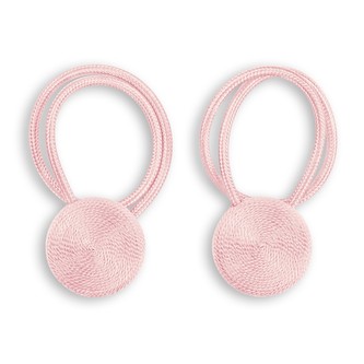 Dekorační ozdobná spona na závěsy GARRY růžová Mybesthome 2 kusy v balení