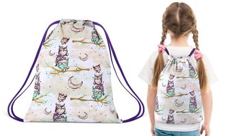Sáček do školy - sovičky - 30x40 cm
