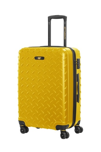 CAT cestovní kufr Industrial Plate, 59 L - žlutý