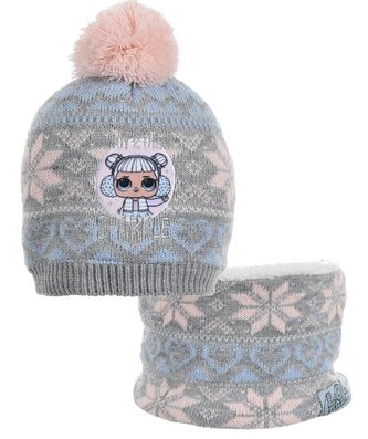 SOUPRAVA ČEPICE A NÁKRČNÍK L.O.L. - velikost 54