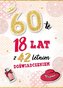 Karnet Urodziny 60