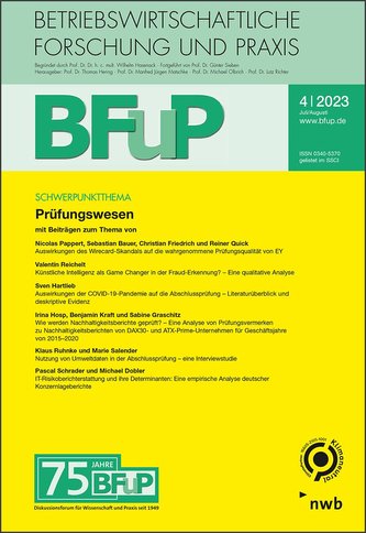 Prüfungswesen. BFuP 4/2023