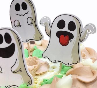 Zápich do muffinů 12ks duchové - Cakesicq