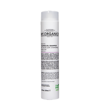 My.Organics Calming Oil Shampoo Oat, Olive Leaf And Chamomile pH 5,5 ± 0,5 zklidňující šampon 250 ml