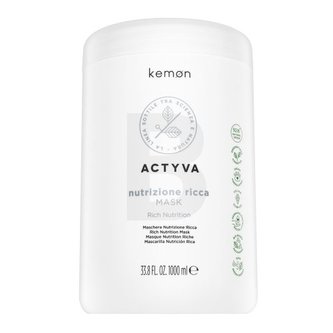 Kemon Actyva Nutrizione Rich Mask vyživující maska pro velmi suché vlasy 1000 ml