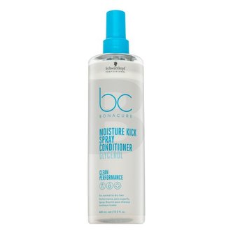 Schwarzkopf Professional BC Bonacure Moisture Kick Spray Conditioner Glycerol bezoplachový kondicionér s hydratačním účinkem 400 ml