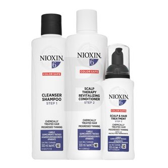 Nioxin System 6 Loyalty Kit sada pro citlivou pokožku hlavy 300 ml + 300 ml + 100 ml