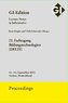 GI Edition Proceedings Band 338