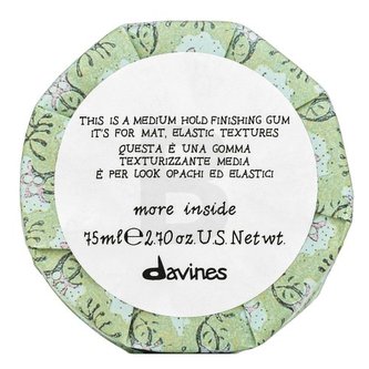 Davines More Inside Medium Hold Finishing Gum stylingová pasta pro střední fixaci 75 ml