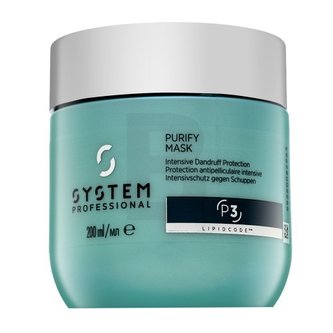 Vlasová kosmetika  v naší nabídce nese jména těch nejslavnějších kadeřnických značek. Masky na vlasy značky System Professional z kolekce Purify byly vytvořeny pro vlasy s lupy speciálně pro ženy. Tento kadeřnický zázrak má objem 200 ml.